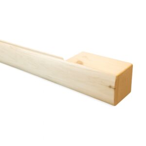 2x8 SPF MVP Log Siding Full Tail RIGHT - Rustic Hewn