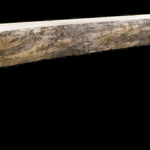 5.5"x10"-12"x8' White Pine NATURAL EDGE Mantel Set - (depth varies within top) - (2) 10"-12" sides Smooth with (2) 6"x8"x4' Smooth arms (Fasteners not included)