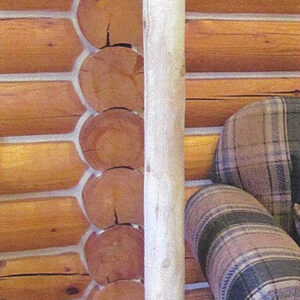 Log coat Stand, white Cedar 6ft